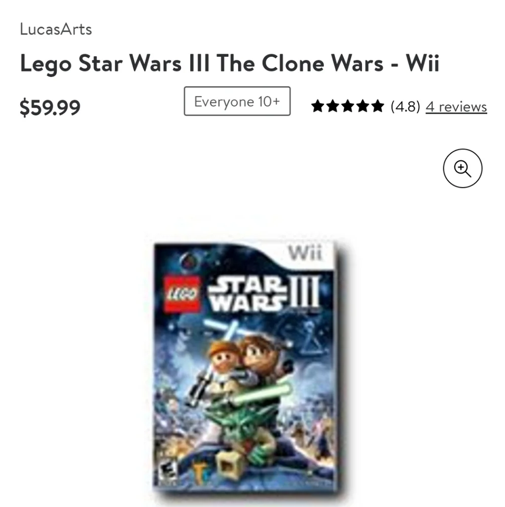 LEGO STAR WARS 3 The Clone Wars for Nintendo Wii